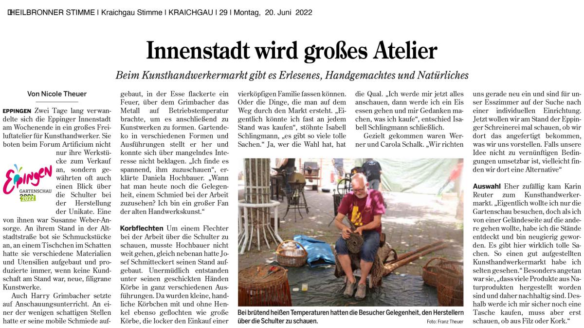 Zeitungartikel hier herunterladen